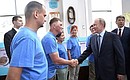 С волонтёрами Межрегиональной общественной организации «Большая Байкальская тропа» в визит-центре «Байкал заповедный».