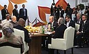 BRICS summit meeting in narrow format. Photo by Mikhail Metzel