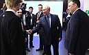 Before the meeting of the supervisory board of the Movement of the First national child and youth movement Vladimir Putin visited the Mashuk Knowledge Centre.
