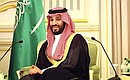 Наследный принц, Председатель Совета министров Королевства Саудовская Аравия Мухаммед бен Сальман Аль Сауд. Фото: Сергей Савостьянов, ТАСС