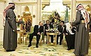 Before the beginning of the Russian-Saudi talks.