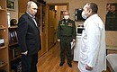 Visiting branch No 2 of the Vishnevsky Central Military Clinical Hospital of the Ministry of Defence. Photo by Kristina Kormilitsyna (”Rossiya Segodnya“)
