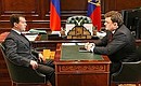 С начальником Контрольного управления Президента Константином Чуйченко.
