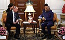 С Президентом Индии Рамом Натхом Ковиндом.