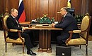 Meeting with Alisher Usmanov.