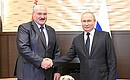 With President of Belarus Alexander Lukashenko. Photo: RIA Novosti