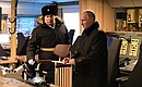 Во время посещения фрегата «Адмирал Головко». Фото: Алексей Даничев, РИА «Новости»