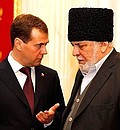 С отцом муфтия Анаса Пшихачева Мусой Пшихачевым.