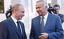 President Putin with Uzbek President Islam Karimov.