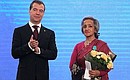 Dmitry Medvedev presented state decorations to foreign citizens for their contribution to strengthening friendship, cooperation and cultural ties with Russia. Indian writer, publicist and playwright Achala Maulika received the Pushkin Medal.