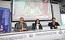 Пресс-конференция с участием помощника Президента Аркадия Дворковича Фото РИА «Новости»