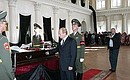 На церемонии прощания с погибшим губернатором Костромской области Виктором Шершуновым.