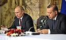 На пресс-конференции по итогам заседания российско-турецкого Совета сотрудничества высшего уровня.