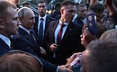 Vladimir Putin spoke with Turginovo residents.