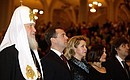 На церемонии вручения премии Фонда единства православных народов.