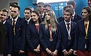 Встреча с национальной сборной России по профессиональному мастерству по стандартам «Ворлдскиллс».