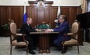 С председателем Счётной палаты Алексеем Кудриным.