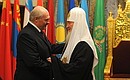 President of Belarus Alexander Lukashenko congratulated Patriarch of Moscow and All Russia Kirill on his 70th birthday.