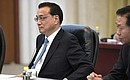 Premier of the State Council of China Li Keqiang.