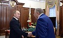 С председателем Либерально-демократической партии России Владимиром Жириновским.