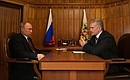 Meeting with Republic of Crimea Head Sergei Aksyonov.
