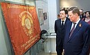 Chief of Staff of the Presidential Executive Office Sergei Ivanov took part in the opening of the Pobeda [Victory] exhibition at the State Historical Museum. Photo: RIA Novosti