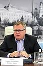 VTB Bank CEO Andrei Kostin, the new dean of the St Petersburg University Graduate School of Management.