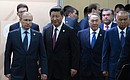 Before the start of a narrow-format meeting at the summit of the Shanghai Cooperation Organisation Council of Heads of State. Host Photo Agency BRICS and SCO summits