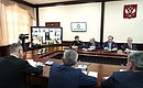 Participants in the meeting of the Council for Interethnic Relations (via videoconference). Photo: Tatyana Barybina, press service of the Stavropol Territory Governor