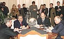 Встреча с секретарями советов безопасности стран «кавказской четверки».
