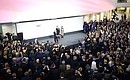 На церемонии открытия Президентского центра Б.Н.Ельцина.