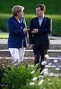 With Federal Chancellor Angela Merkel.