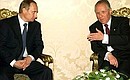 President Vladimir Putin with Italian President Carlo Azeglio Ciampi.