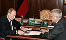 С президентом нефтяной компании «ЛУКОЙЛ» Вагитом Алекперовым.