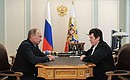 С временно исполняющим обязанности губернатора Владимирской области Светланой Орловой.