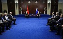 Meeting with President of Turkiye Recep Tayyip Erdogan. Photo: Vyacheslav Prokofyev, TASS