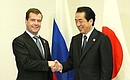 С Премьер-министром Японии Наото Каном.