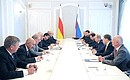 Russian-South Ossetian talks.