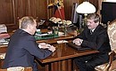 Встреча с губернатором Ямало-Ненецкого автономного округа Юрием Неёловым.
