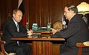 Рабочая встреча с Президентом Адыгеи Хазретом Совменом.