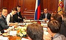 Встреча с представителями российских молодёжных организаций.
