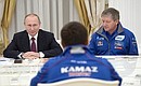 Meeting with KAMAZ-Master team and organisers of the 2016 Silk Way Rally.