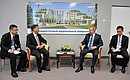 Встреча с вице-премьером Государственного совета Китайской Народной Республики Ван Яном.
