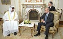 With Crown Prince of Abu Dhabi Mohamed bin Zayed Al Nahyan.