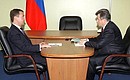 With Governor of Yaroslavl Region Sergei Vakhrukov.