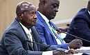 President of Uganda Yoweri Kaguta Museveni. Photo: Kirill Kukhmar, TASS