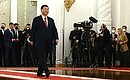 Председатель Китайской Народной Республики Си Цзиньпин на официальной церемонии встречи. Фото: Алексей Майшев, «Россия сегодня»