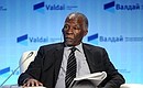 Former President of South Africa Tabo Mbeki at the Valdai International Discussion Club panel.