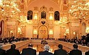 At a meeting of the Russian State council.