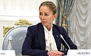 Yekaterina Avdeyeva, member of the General Council and Head of the Expert Centre for Criminal Law Policy and Enforcement of Judicial Acts of the Delovaya Rossiya National Public Organisation.